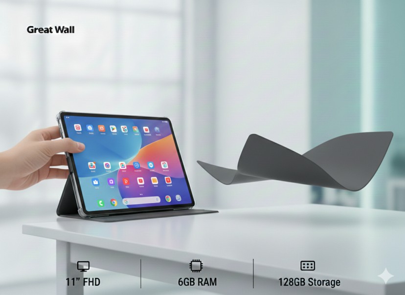 Greatwall S11 11” FHD Tablet – 6GB RAM, 128GB, Dual SIM, 8000mAh